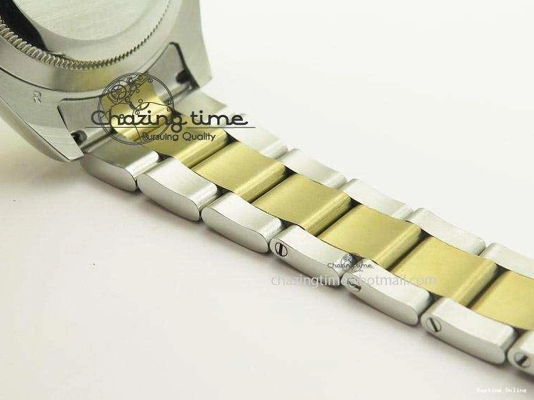 0128 ModernLook Daytona 116523 SS YG White Dial On SS YG Bracelet A7750 JF 4028